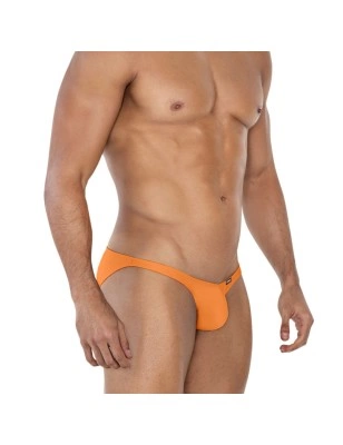 SLIP TAILLE BASSE  BULGE SPANDEX ORANGE/CUIVRE C4MSPXBUL01 - CUT4MEN
