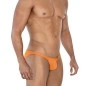 SLIP TAILLE BASSE  BULGE SPANDEX ORANGE/CUIVRE C4MSPXBUL01 - CUT4MEN