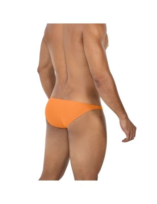 SLIP TAILLE BASSE  BULGE SPANDEX ORANGE/CUIVRE C4MSPXBUL01 - CUT4MEN