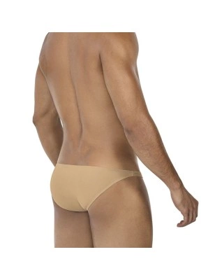 SLIP TAILLE BASSE  BULGE SPANDEX OR SABLE C4MSPXBUL01 - CUT4MEN