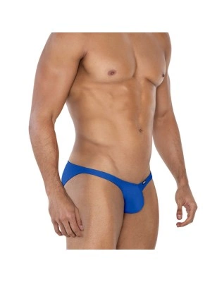 SLIP TAILLE BASSE  BULGE SPANDEX BLEU ROI C4MSPXBUL01 - CUT4MEN