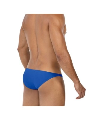 SLIP TAILLE BASSE  BULGE SPANDEX BLEU ROI C4MSPXBUL01 - CUT4MEN