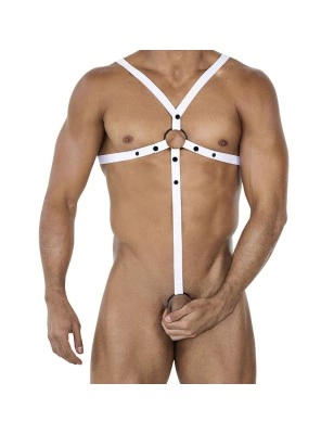 HARNAIS C-RING CROSSED BLANC H4RNESS04 - CUT4MEN