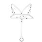 HARNAIS C-RING CROSSED BLANC H4RNESS04 - CUT4MEN