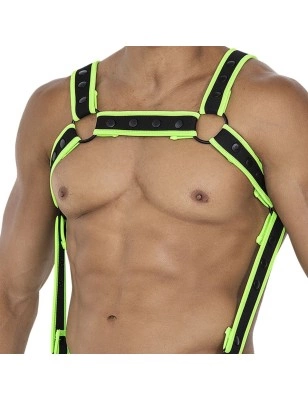HARNAIS NEON VERT H4RNESS05 - CUT4MEN