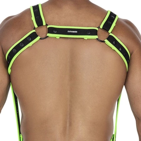 HARNAIS NEON VERT H4RNESS05 - CUT4MEN