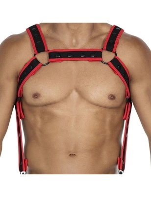 HARNAIS NEON ROUGE H4RNESS05 - CUT4MEN