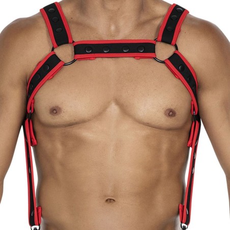 HARNAIS NEON ROUGE H4RNESS05 - CUT4MEN