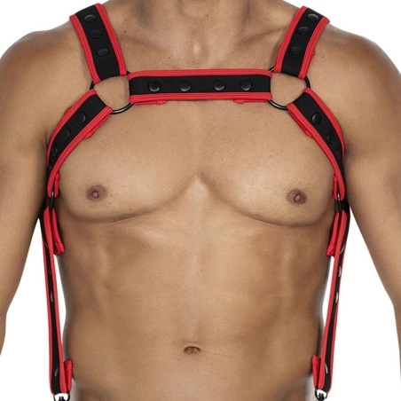HARNAIS NEON ROUGE H4RNESS05 - CUT4MEN