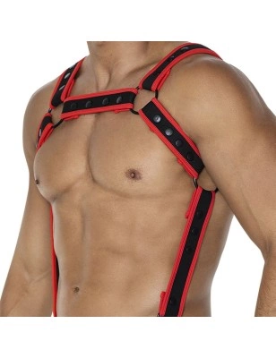 HARNAIS NEON ROUGE H4RNESS05 - CUT4MEN