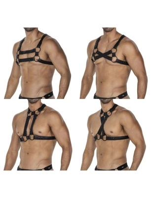 HARNAIS 4WAY NOIR H4RNESS06 - CUT4MEN