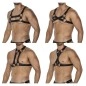 HARNAIS 4WAY NOIR H4RNESS06 - CUT4MEN