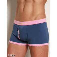 Boxer slip string homme sous vetement lingerie UDY Shorty Global Collection - 8011 -BLEU de UDY