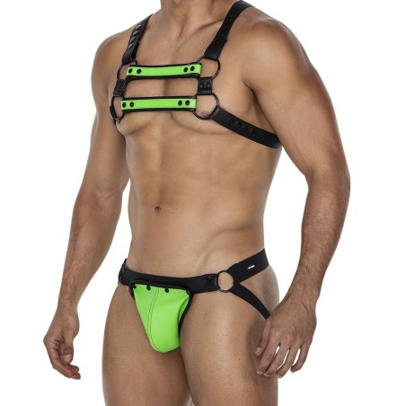 HARNAIS 4WAY GRAINE VERT H4RNESS06 - CUT4MEN