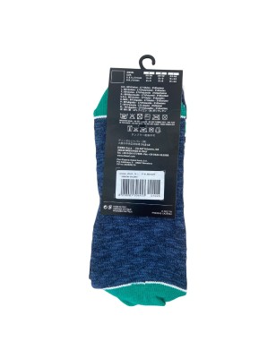PAIRE DE CHAUSSETTES EN COTON MARINE/VERT - DIESEL