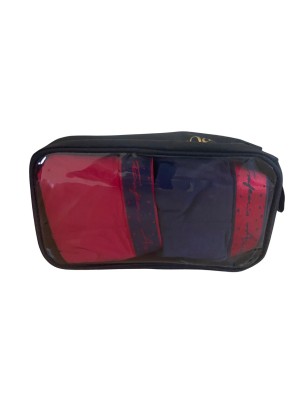 COFFRET DE DEUX SLIPS STRETCH COTON MARINE/ROUGE  - EMPORIO ARMANI