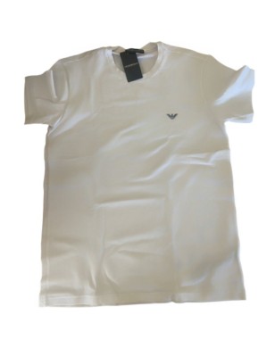 PYJAMA COURT BLANC/MARINE  - EMPORIO ARMANI