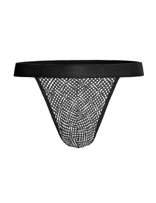 STRING IMPRIME LYOCELL NOIR 1141N8600 - IMPETUS