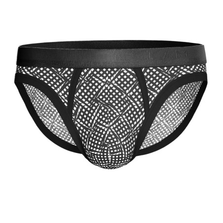 SLIP IMPRIME LYOCELL NOIR 1111N8600 - IMPETUS