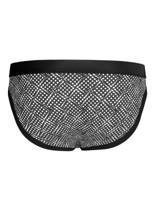 SLIP IMPRIME LYOCELL NOIR 1111N8600 - IMPETUS