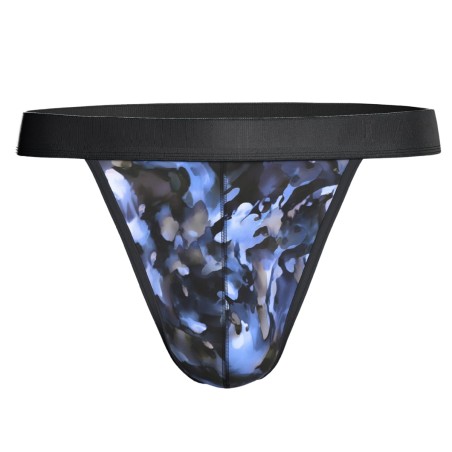 STRING IMPRIME LYOCELL BLEU 1141N8400 - IMPETUS