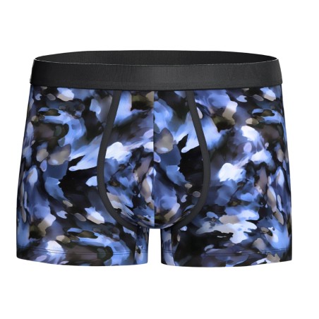 BOXER IMPRIME TORNADE LYOCELL BLEU 1221N8400 - IMPETUS