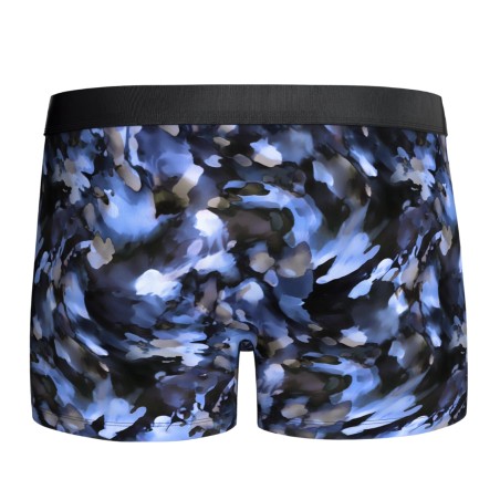 BOXER IMPRIME TORNADE LYOCELL BLEU 1221N8400 - IMPETUS