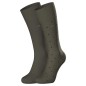 PACK DE 2 PAIRES DE CHAUSSETTES VERTS KAKI A POIS MARINE  EP1733A31P2 - EDEN PARK
