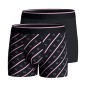 PACK DE DEUX BOXERS NOEUDS NOIR  - EP1221H83P2 - EDEN PARK