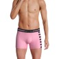 PACK DE DEUX BOXERS EN COTON NOIR/ROSE  - EP1221H83P2 - EDEN PARK