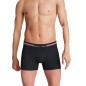 PACK DE DEUX BOXERS EN COTON NOIR/ROSE  - EP1221H83P2 - EDEN PARK