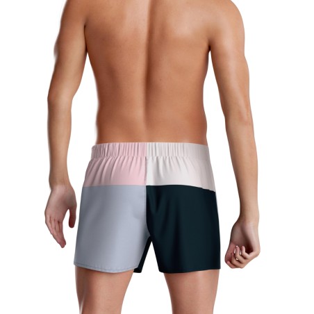 CALECON MULTICOLORE EN COTON NOIR/GRIS/BLANC/ROSE  - EP1262H6800 - EDEN PARK