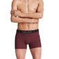 BOXER UNI EN COTON BORDEAUX  - EP1221H7700 - EDEN PARK