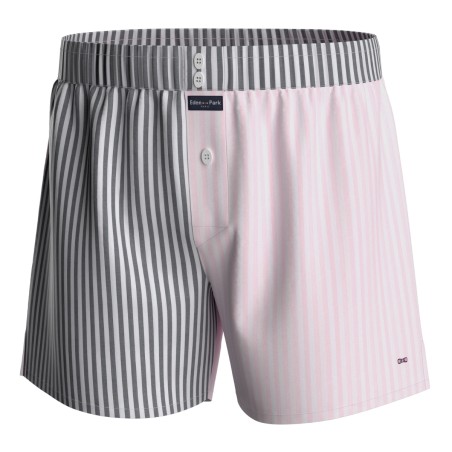 CALECON MULTICOLORE EN COTON RAYE NOIR/BLANC/ROSE  - EP1274H7000 - EDEN PARK