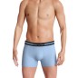 PACK DE TROIS BOXERS UNIS EN COTON BLEU/MARINE/GRIS - EP1221H75P3 - EDEN PARK