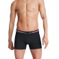 PACK DE TROIS BOXERS UNIS EN COTON BLEU/MARINE/GRIS - EP1221H75P3 - EDEN PARK