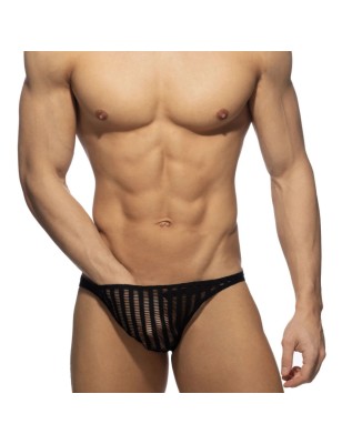 SLIP BIKINI HORNY NOIR AD1356 - ADDICTED