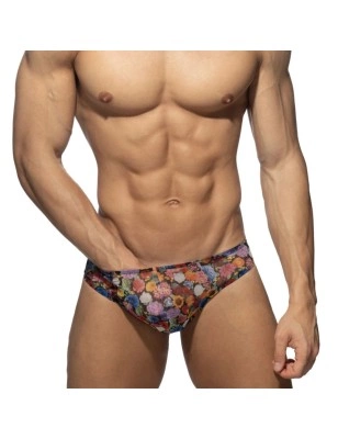 SLIP BIKINI SUMMER GARDEN JAUNE AD1373 - ADDICTED