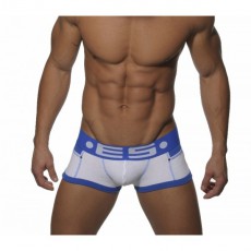 ES 197 BOXER RIB BLANC / BLEU ROYAL JEANS STYLE