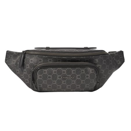 BANANE EN TOILE ET CUIR NOIR - 85065100 - CHABRAND