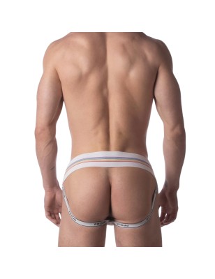 JOCK STRAP PRIDE PROUD BLANC 92131 - BARCODE