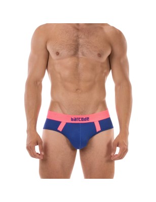 SLIP SONNY ROSE FLUO ET BLEU 92508 - BARCODE