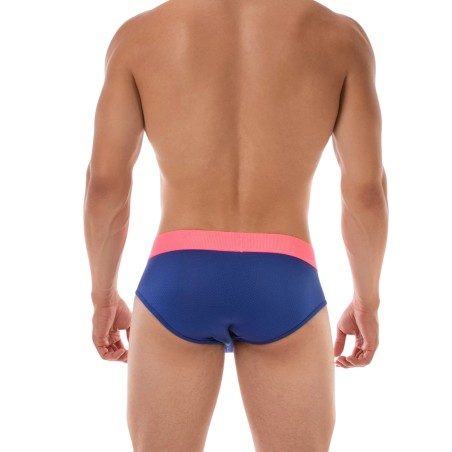 SLIP SONNY ROSE FLUO ET BLEU 92508 - BARCODE