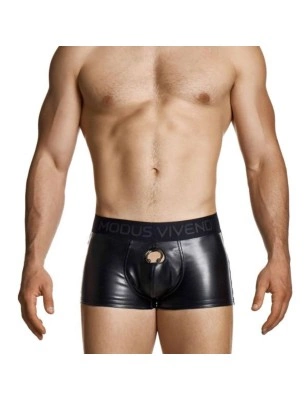 BOXER BOTTOMLESS PRINCE ALBERT NOIR 12521 - MODUS VIVENDI