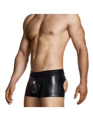 BOXER BOTTOMLESS PRINCE ALBERT NOIR 12521 - MODUS VIVENDI