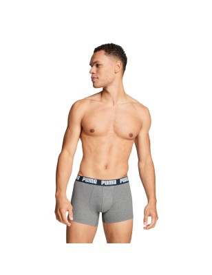 PACK DE 2 BOXERS BASICS EVERYDAY GRIS ET BLEU 701226387 - PUMA