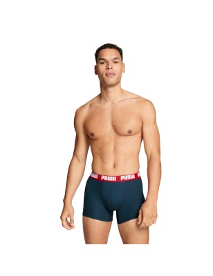 PACK DE 2 BOXERS BASICS EVERYDAY GRIS ET BLEU 701226387 - PUMA