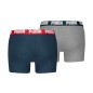 PACK DE 2 BOXERS BASICS EVERYDAY GRIS ET BLEU 701226387 - PUMA PACK DE 2 BOXERS BASICS EVERYDAY GRIS ET BLEU 701226387 - PUMA