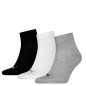 LOT DE 3 PAIRES DE CHAUSSETTES QUARTER GRIS/BLANC/NOIR 701230337 - PUMA LOT DE 3 PAIRES DE CHAUSSETTES QUARTER GRIS/BLANC/NOIR 701230337 - PUMA