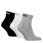 LOT DE 3 PAIRES DE CHAUSSETTES QUARTER GRIS/BLANC/NOIR 701230337 - PUMA LOT DE 3 PAIRES DE CHAUSSETTES QUARTER GRIS/BLANC/NOIR 701230337 - PUMA